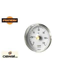 Термометр біметалічний накладний Cewal BRC 63 VI (ø63 0/120 ⁰C) Термометр біметалічний накладний Cewal BRC 63 VI (ø63 0/120 ⁰C)
