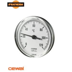 Термометр CEWAL PST 63 P (Ø63mm 0-120°C L-50mm)
